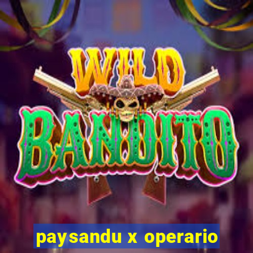 paysandu x operario