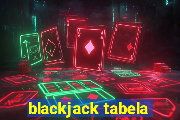 blackjack tabela