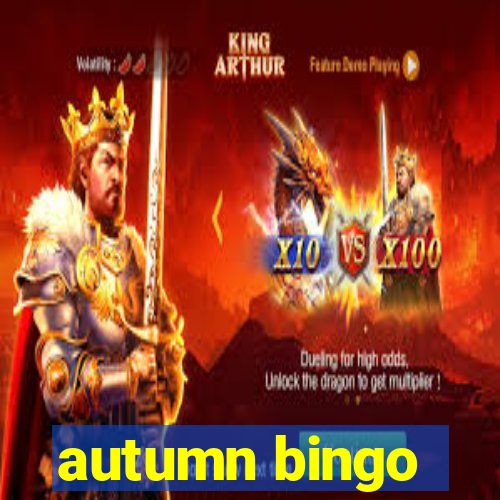 autumn bingo