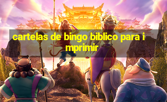 cartelas de bingo biblico para imprimir