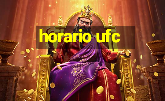 horario ufc