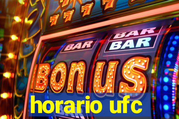 horario ufc