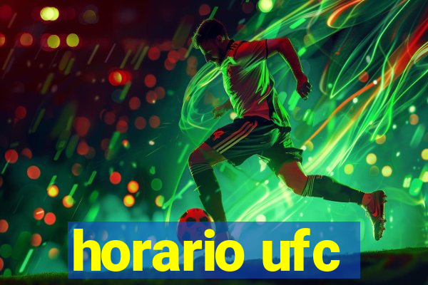 horario ufc