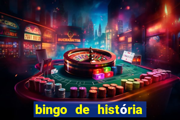 bingo de história 6 ano