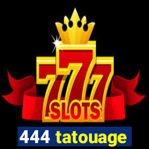 444 tatouage