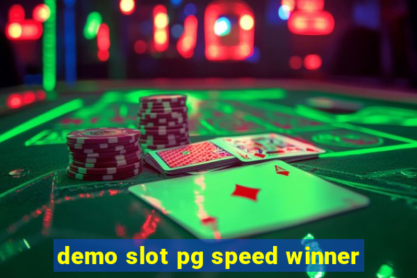 demo slot pg speed winner