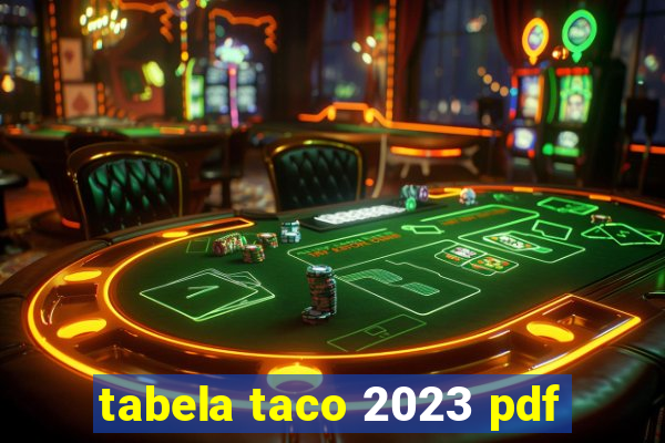 tabela taco 2023 pdf