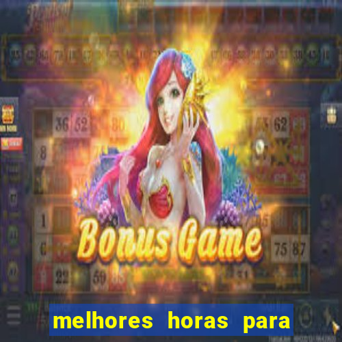 melhores horas para jogar fortune tiger