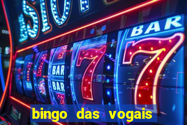 bingo das vogais colorido para imprimir