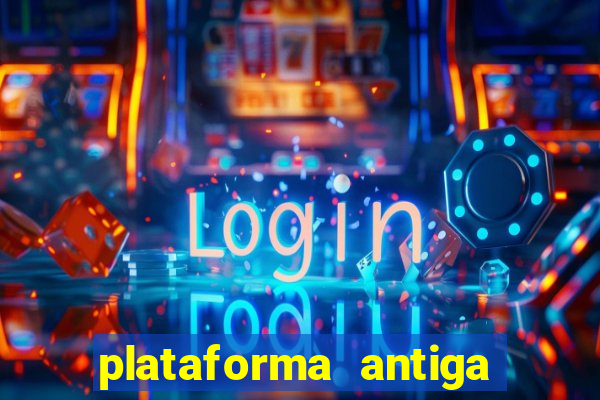 plataforma antiga de jogos