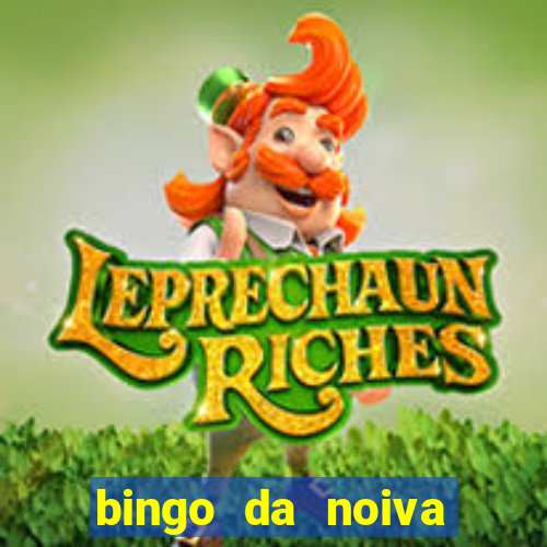 bingo da noiva para imprimir