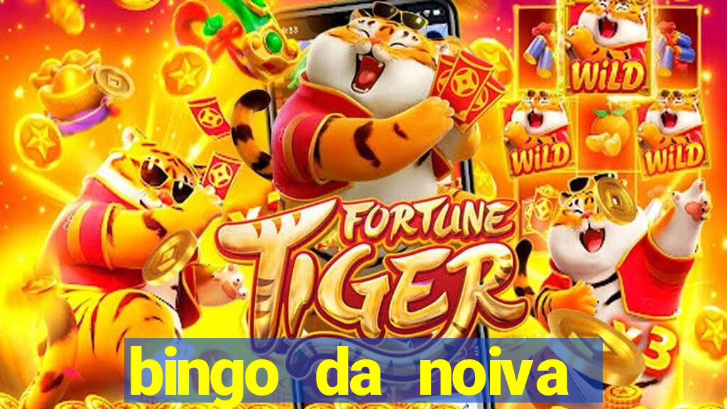 bingo da noiva para imprimir