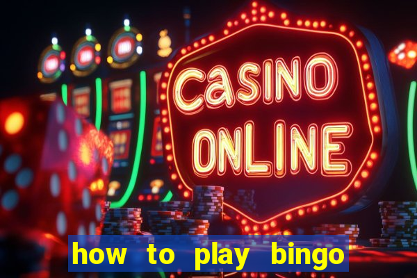 how to play bingo for money