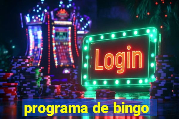 programa de bingo