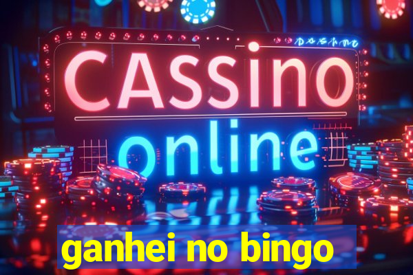 ganhei no bingo