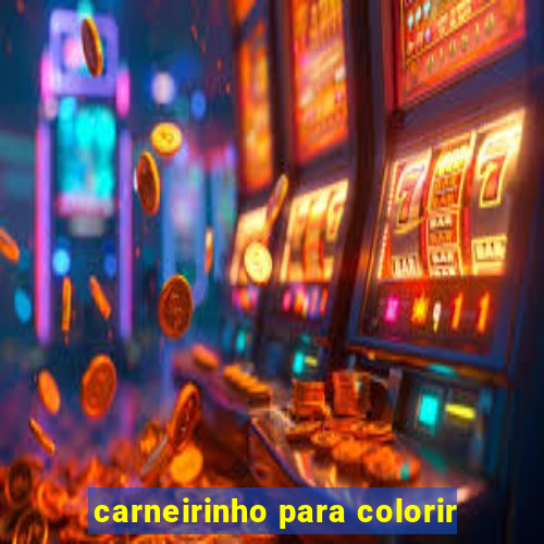 carneirinho para colorir