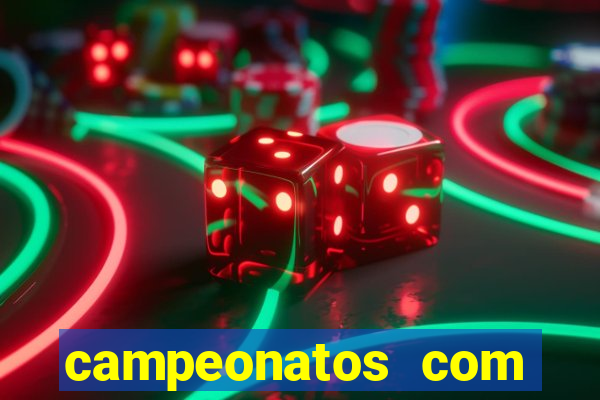 campeonatos com mais escanteios