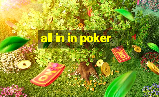 all in in poker