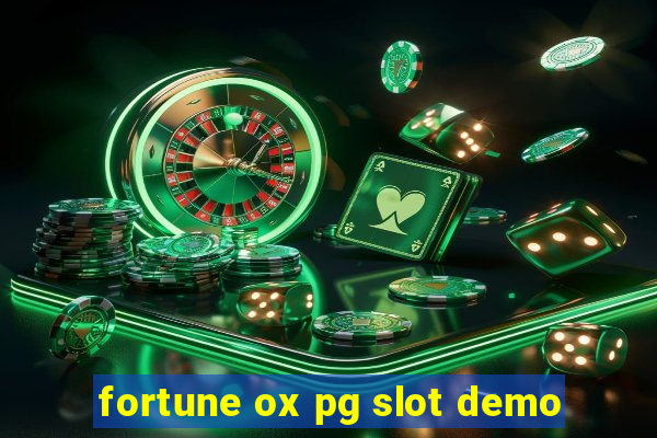 fortune ox pg slot demo