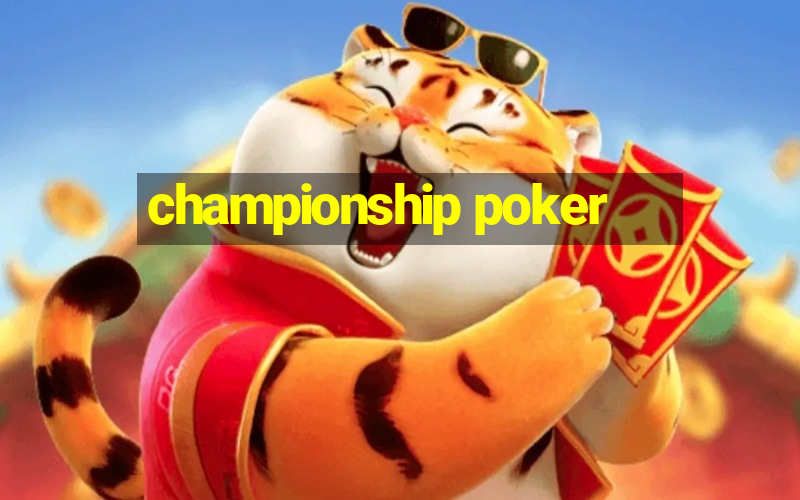 championship poker