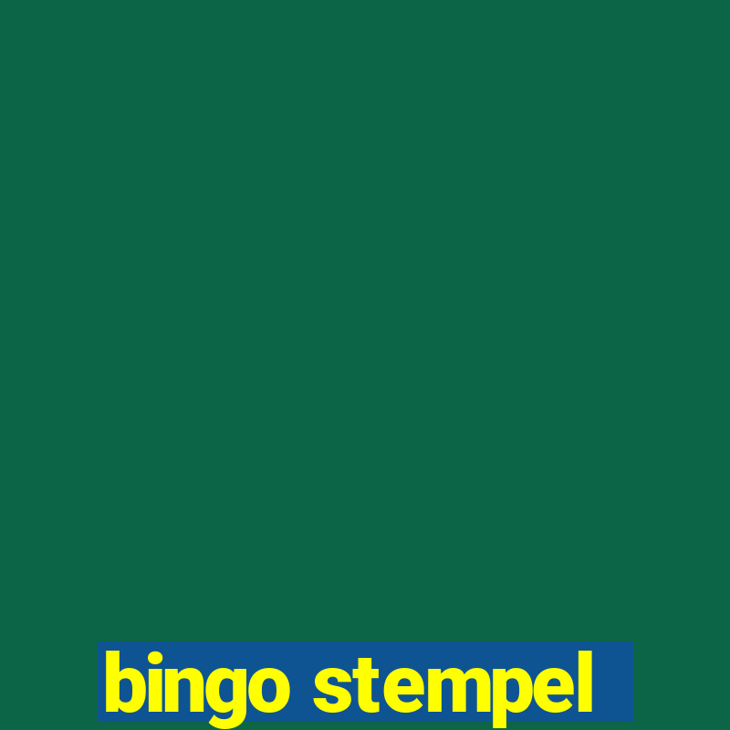 bingo stempel