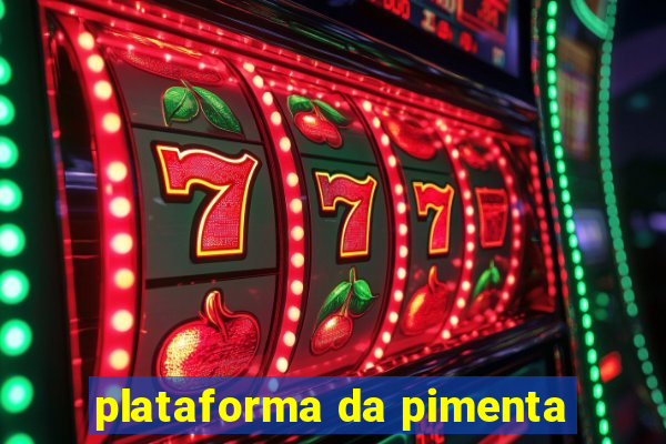 plataforma da pimenta