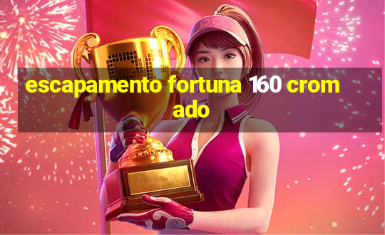 escapamento fortuna 160 cromado