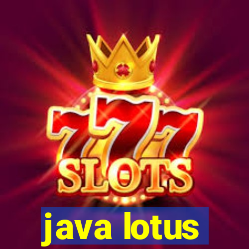 java lotus