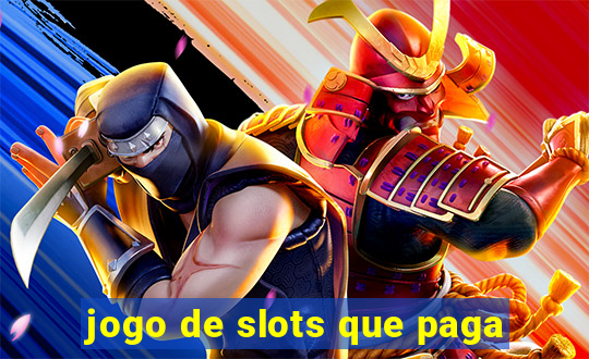 jogo de slots que paga