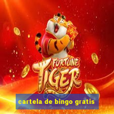 cartela de bingo gratis