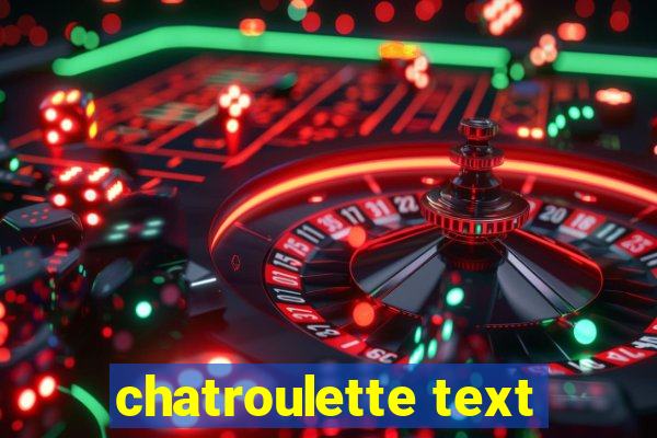 chatroulette text