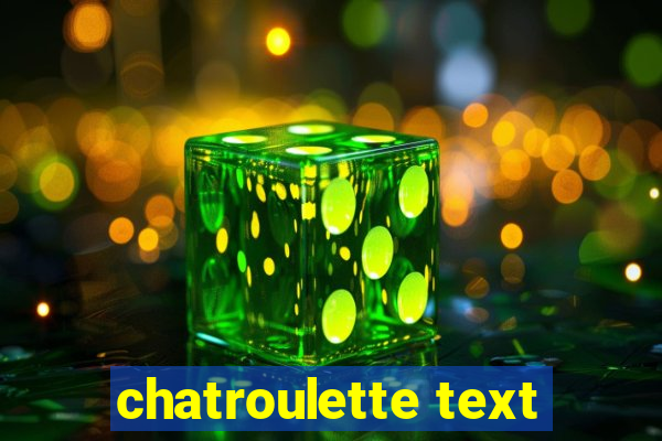 chatroulette text