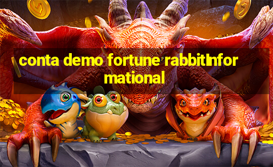 conta demo fortune rabbitInformational