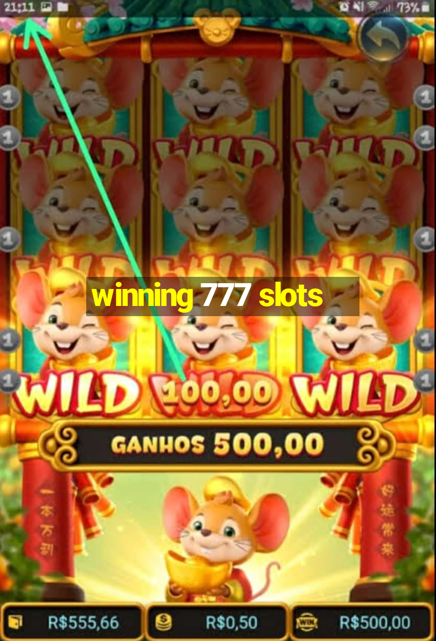 winning 777 slots