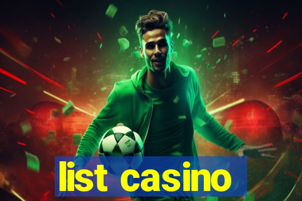 list casino