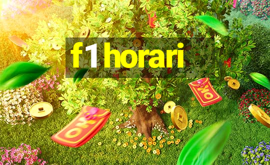 f1 horari