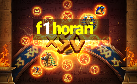 f1 horari