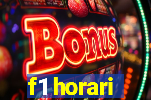 f1 horari