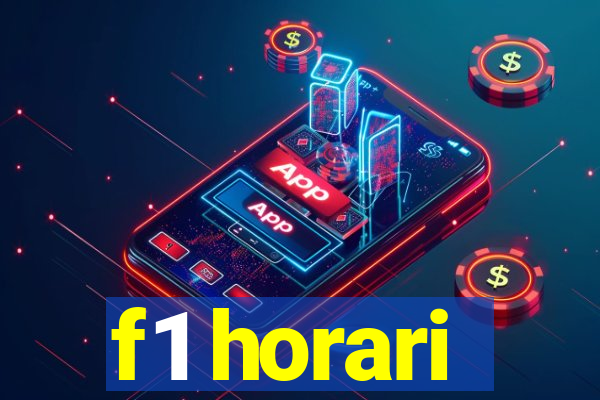 f1 horari