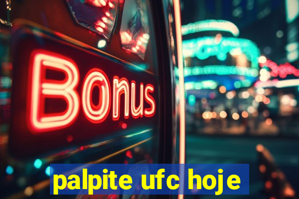 palpite ufc hoje