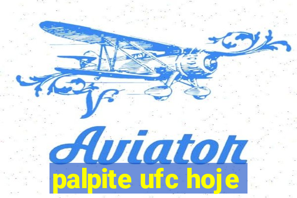 palpite ufc hoje