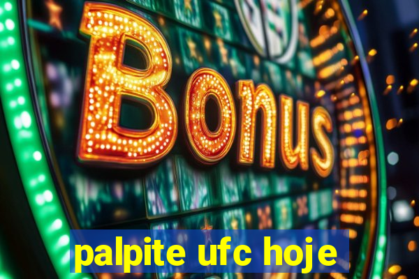 palpite ufc hoje