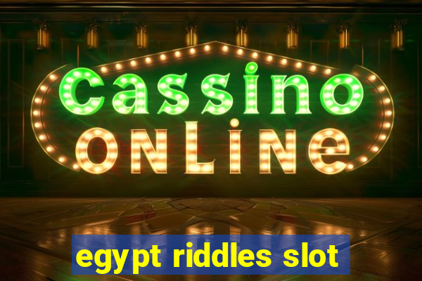 egypt riddles slot