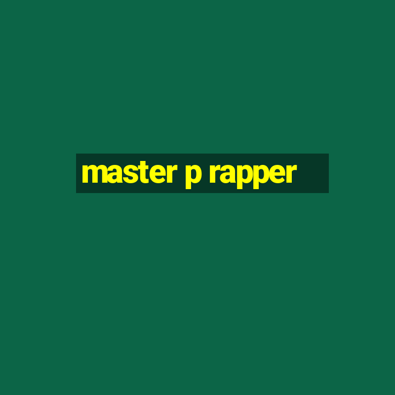 master p rapper