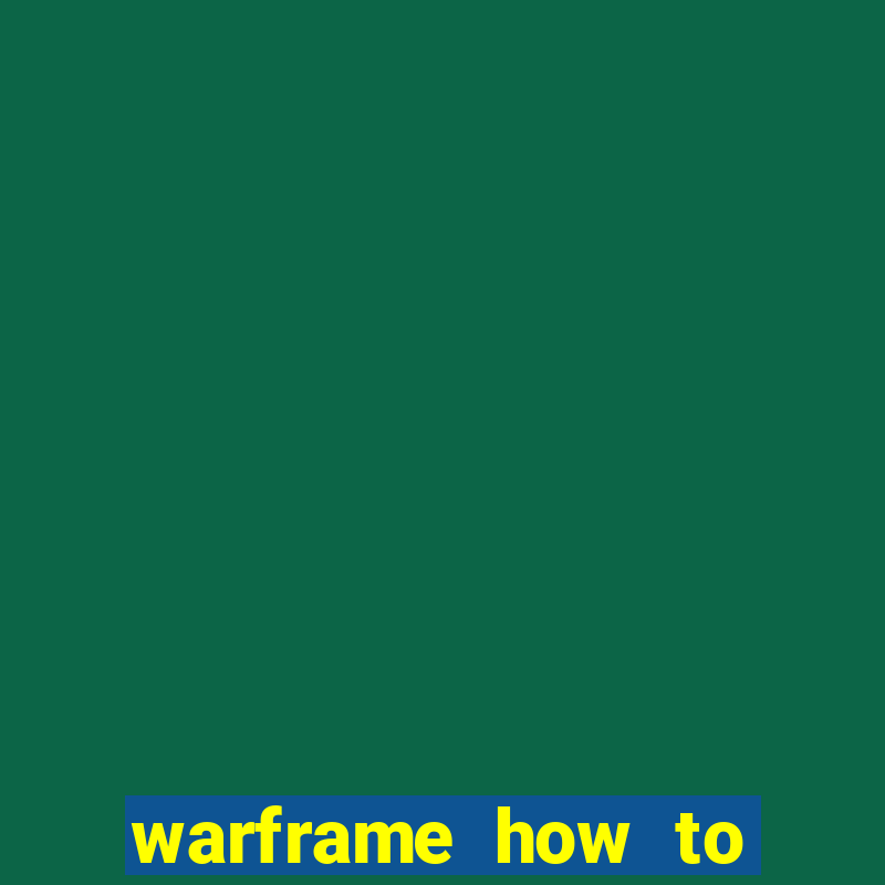 warframe how to unlock arcane slot