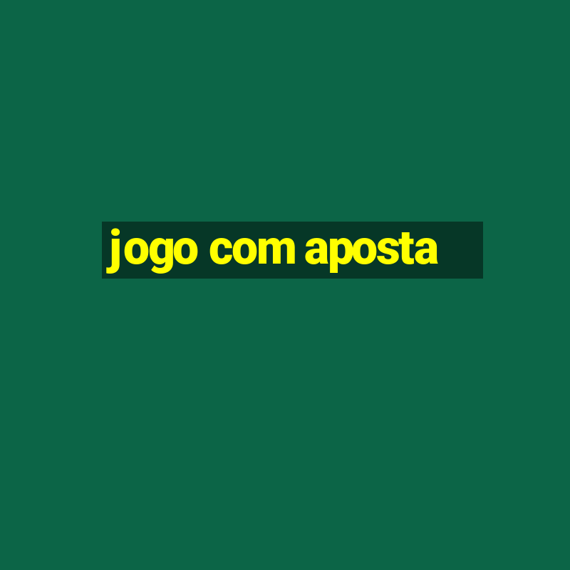 jogo com aposta