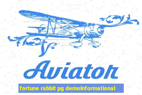 fortune rabbit pg demoInformational