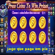 jogo que paga em pix