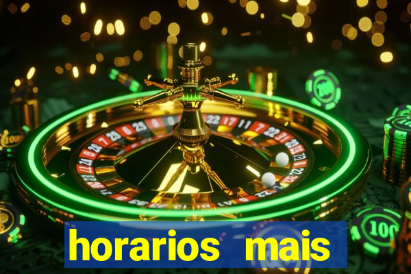 horarios mais pagantes fortune tiger