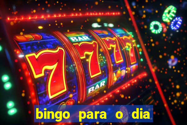 bingo para o dia da mulher